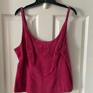 Boston Proper Pink Fitted Camisole Tank Top